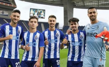 Francisco Conceição, Fábio Vieira, Vitinha, Diogo Costa e João Mário, jovens da formação do FC Porto