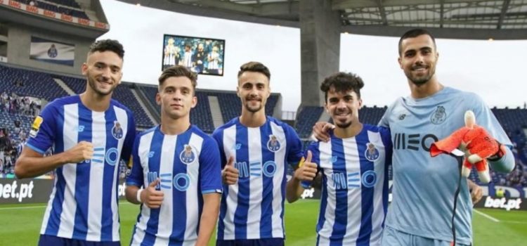 Francisco Conceição, Fábio Vieira, Vitinha, Diogo Costa e João Mário, jovens da formação do FC Porto
