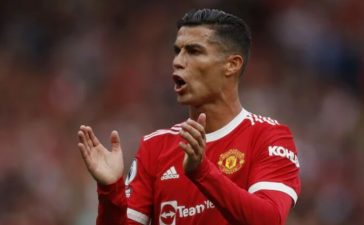 Cristiano Ronaldo incentiva companheiros de equipa do Manchester United
