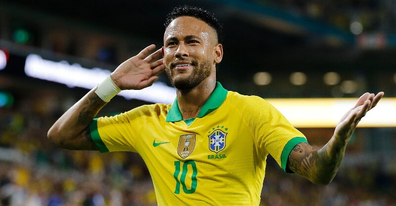 Neymar ao serviço do Brasil