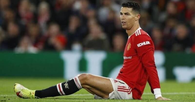 Cristiano Ronaldo lesionado no Manchester United