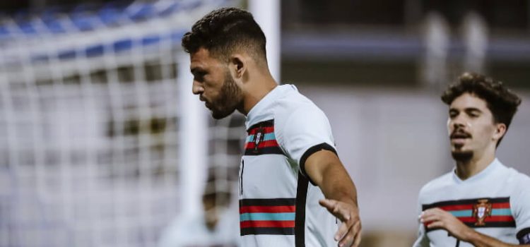 Gonçalo Ramos e Vitinha na vitória de Portugal sub-21 frente ao Chipre
