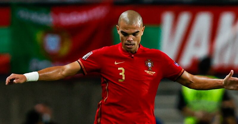 Pepe ao serviço da Seleção Nacional