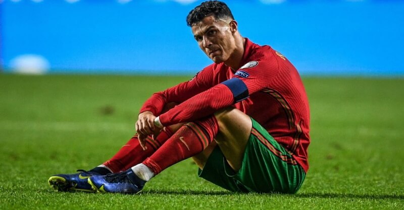 Cristiano Ronaldo após o Portugal-Sérvia