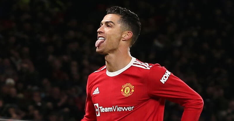 Cristiano Ronaldo celebra golo na vitória do Manchester United sobre o Arsenal