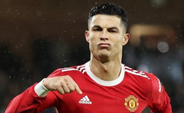 Cristiano Ronaldo celebra golo pelo Manchester United