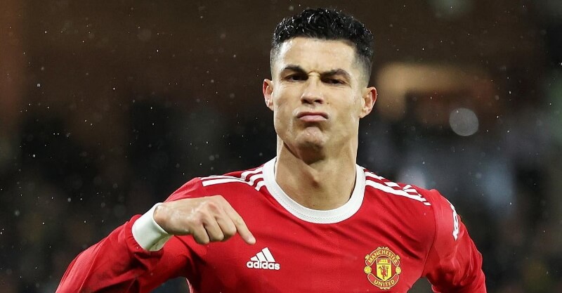 Cristiano Ronaldo celebra golo pelo Manchester United