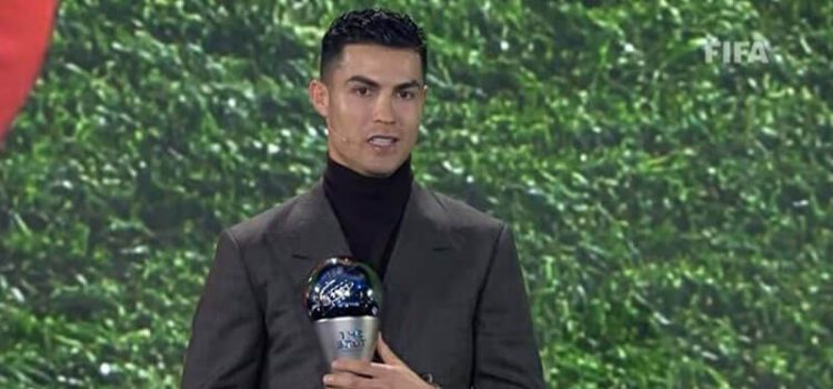 Cristiano Ronaldo na gala dos prémios The Best 2022