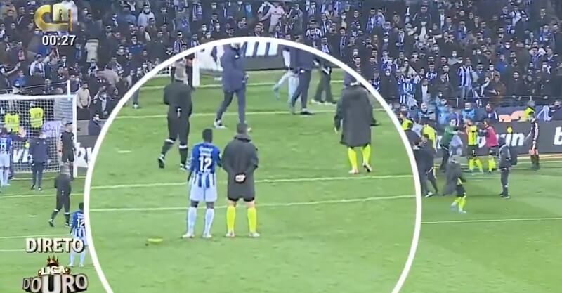 Zaidu e Paulinho à margem da confusão do FC Porto-Sporting