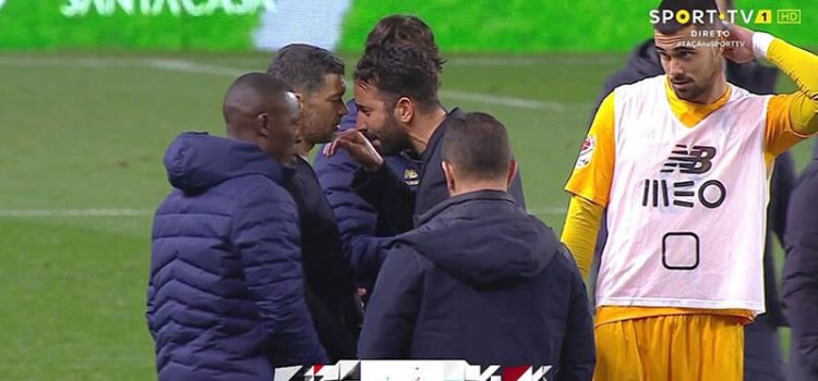 Sérgio Conceição e Rúben Amorim em cara-a-cara após o Sporting-FC Porto