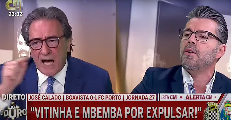 Rodolfo Reis e José Calado discutem na CMTV