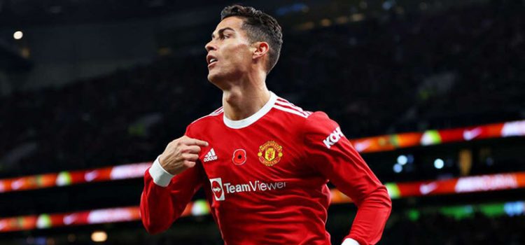 Cristiano Ronaldo celebra hat trick no Manchester United-Tottenham