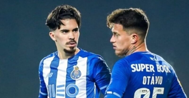 Vitinha e Otávio, jogadores do FC Porto