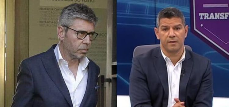 Francisco J. Marques, diretor de comunicação do FC Porto, e Luís Vilar, comentador da CNN Portugal