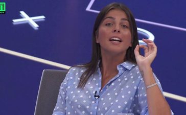 Sofia Oliveira nos tempos de comentadora do Canal 11