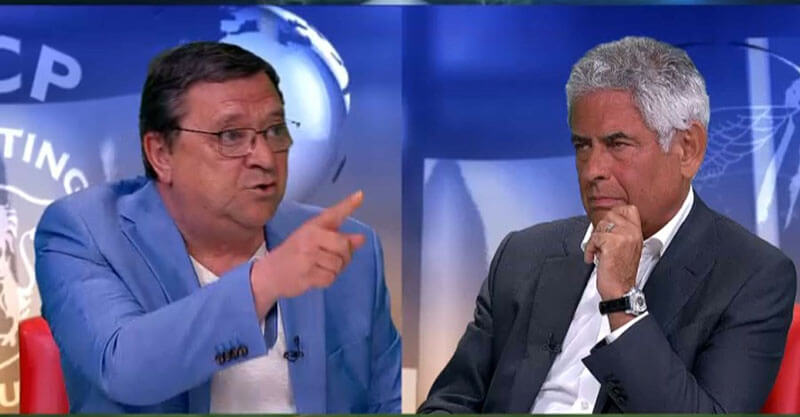João Malheiro e Luís Filipe Vieira na CMTV