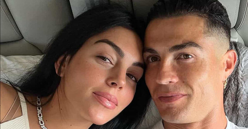 Cristiano Ronaldo e Georgina Rodríguez em foto para o Instagram