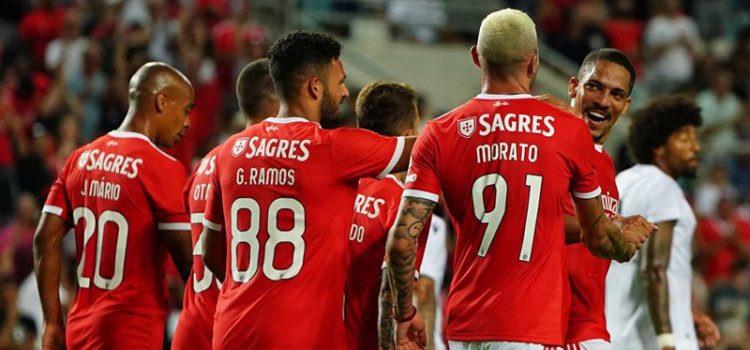 Jogadores do Benfica vencem Nice em jogo de pré-temporada