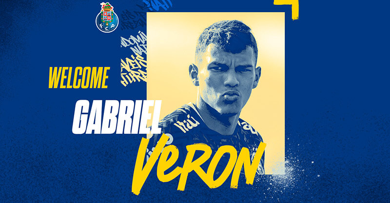 Gabriel Veron apresentado como reforço do FC Porto