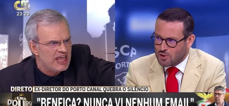 Octávio Lopes em discussão com Mauro Xavier na CMTV