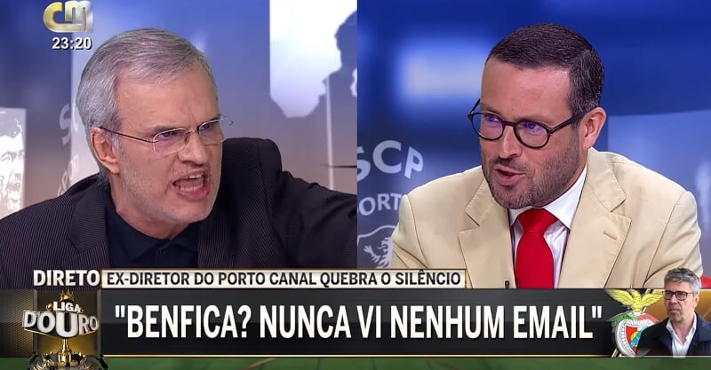 Octávio Lopes em discussão com Mauro Xavier na CMTV