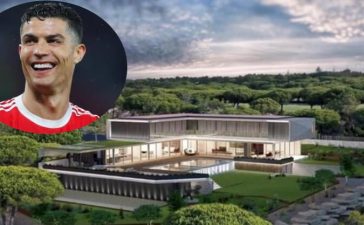 Casa que Cristiano Ronaldo está a contruir em Cascais
