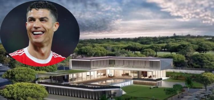 Casa que Cristiano Ronaldo está a contruir em Cascais