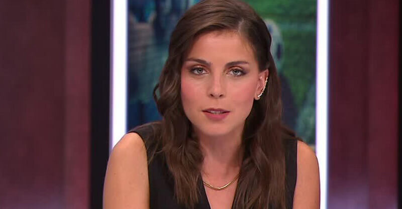 Sofia Oliveira no espaço de comentário da CNN Portugal