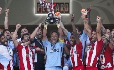 Conquista da Taça de Portugal por parte do Aves frente ao Sporting