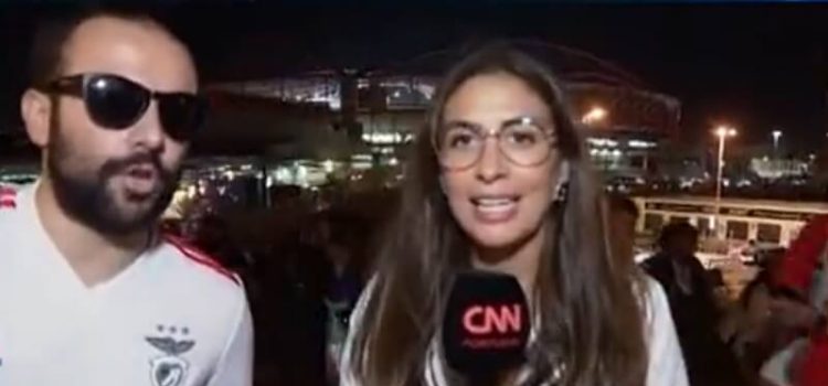 Jornalista da CNN Portugal alvo de tentativa de agressão após o Benfica-Midtjylland