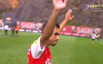 Ricardo Horta despede-se dos adeptos do SC Braga