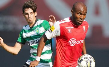 Francisco Trincão e Al Musrati no SC Braga-Sporting