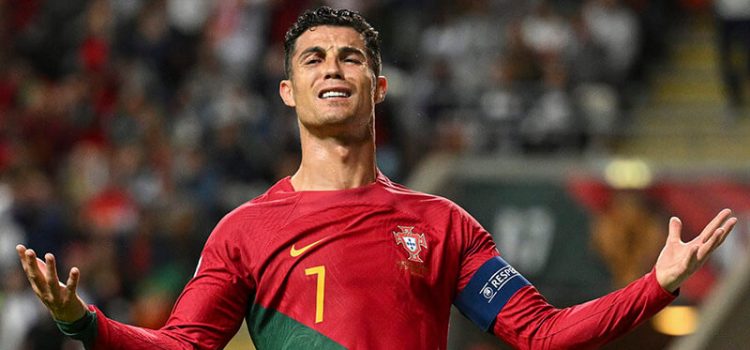 Frustração de Cristiano Ronaldo após o Portugal-Espanha