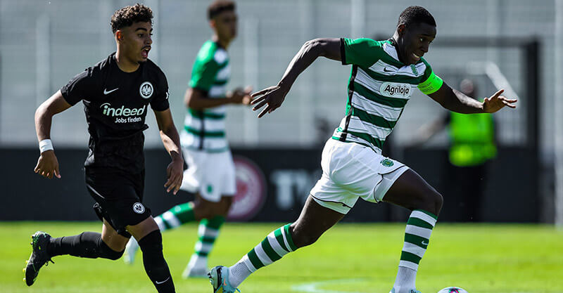 Sporting contra o Eintracht Frankfurt na Youth League