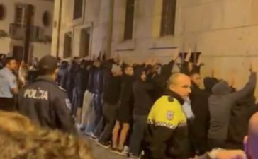 Elemenetos dos No Name Boys detidos em Braga