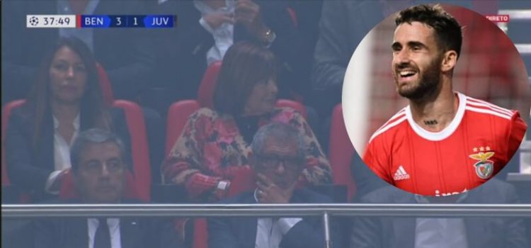 Fernando Santos assiste ao Benfica-Juventus onde Rafa se destacou