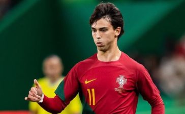 João Félix ao serviço da Seleção Nacional/Portugal