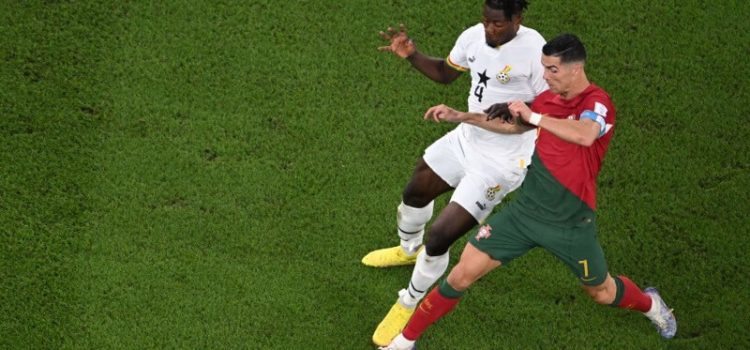 Lance da grande penalidade do Portugal-Gana