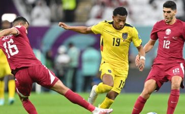 Gonzalo Plata no Qatar-Equador no Mundial 2022