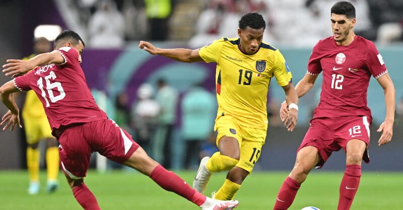 Gonzalo Plata no Qatar-Equador no Mundial 2022