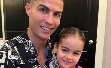 Cristiano Ronaldo e a filha Alana Martina