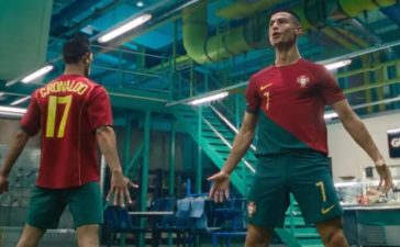 Cristiano Ronaldo no anúncio da Nike para o Mundial 2022