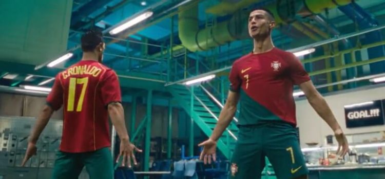 Cristiano Ronaldo no anúncio da Nike para o Mundial 2022