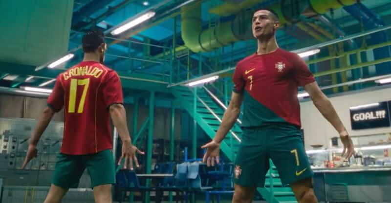 Cristiano Ronaldo no anúncio da Nike para o Mundial 2022