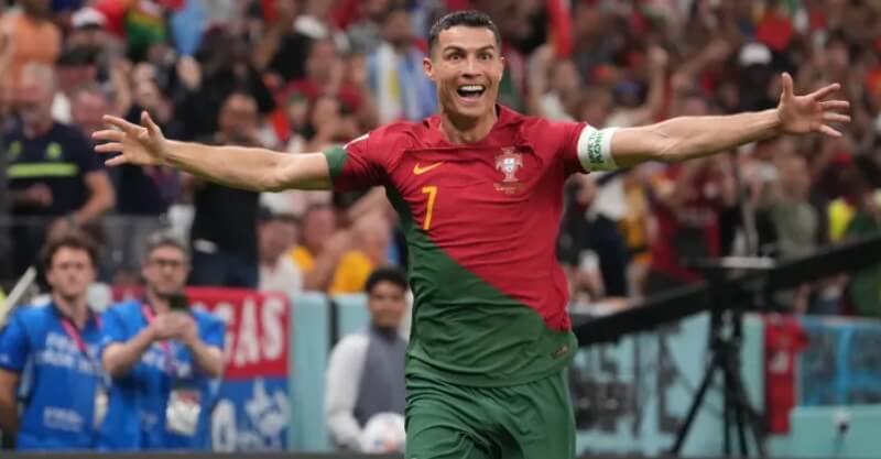 Cristiano Ronaldo celebra golo pela Seleção Nacional no Mundial 2022