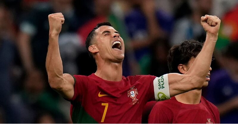 Cristiano Ronaldo feliz com vitória de Portugal sobre o Gana