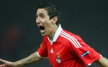 Angel Di Maria nos tempos em que representava o Benfica