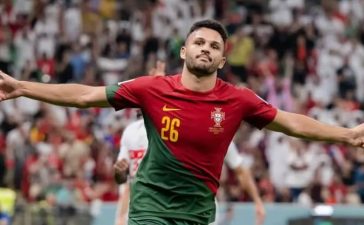 Gonçalo Ramos em ação pela Seleção Nacional