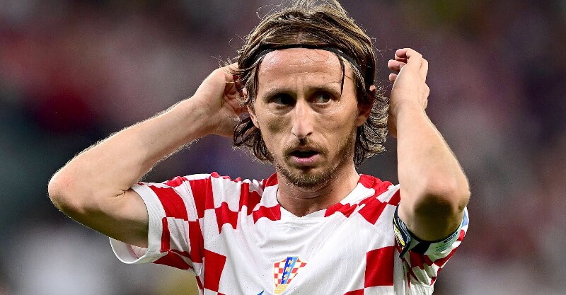 Luka Modric ao serviço da seleção da Croácia