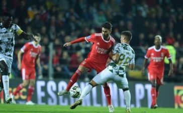 Benfica perde com o Moreirense na Taça da Liga